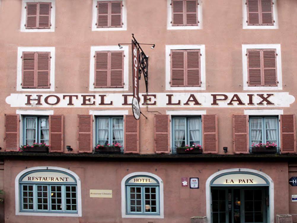 Logis Hotel De La Paix - Tournus Bagian luar foto